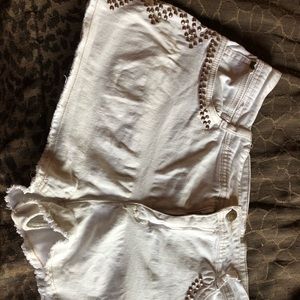 White jean shorts from Selena Gomez SIZE 15